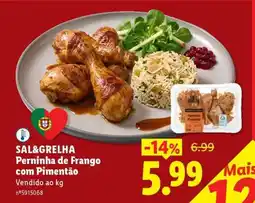 Lidl SAL&GRELHA Perninha de Frango com Pimentão promoção