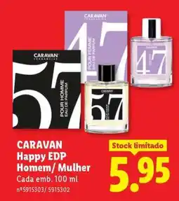 Lidl CARAVAN Happy EDP promoção