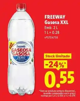 Lidl FREEWAY Gasosa XXL promoção