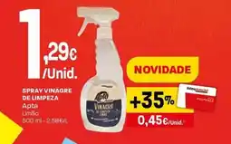 Intermarché Spray vinagre de limpeza apta promoção