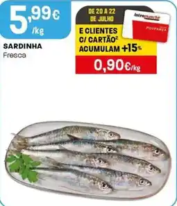 Intermarché Sardinha fresca promoção