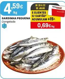 Intermarché Sardinha pequena congelada promoção