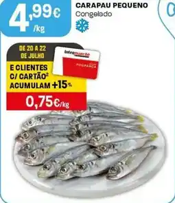 Intermarché Carapau pequeno congelado promoção