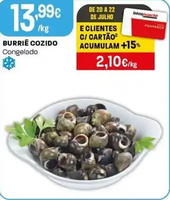 Intermarché Burrie cozido congelado promoção