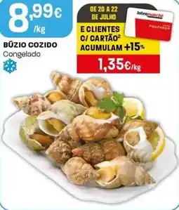 Intermarché Būzio cozido congelado promoção