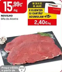 Intermarché Novilho bife da alcatra promoção