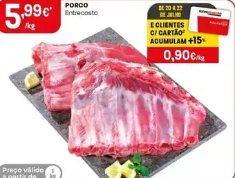 Intermarché Porco entrecosto promoção