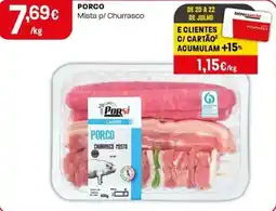 Intermarché Porco mista p/ churrasco promoção