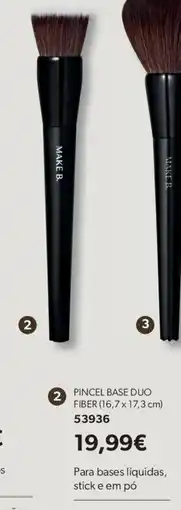 O Boticário Pincel base duo fiber (16,7 x 17,3 cm) promoção