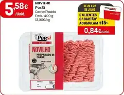 Intermarché Novilho porsi carne picada promoção