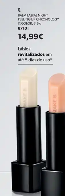 O Boticário Balm labial night peeling lip chronology incolor promoção