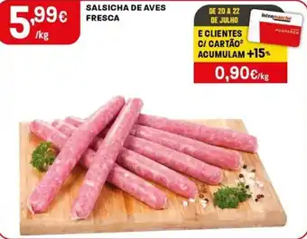 Intermarché Salsicha de aves fresca promoção