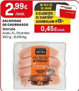 Intermarché Salsichas de churrasco sorraia promoção