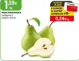 Intermarché Pera packham's promoção