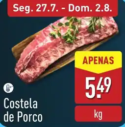 ALDI Costela de Porco promoção