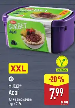 ALDI Mucci açaí promoção