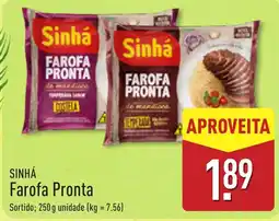 ALDI Sinhá Farofa Pronta promoção