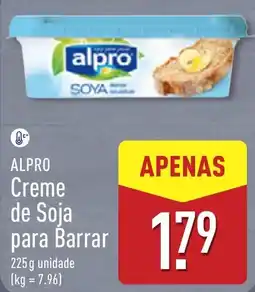 ALDI Alpro creme de soja para barrar promoção