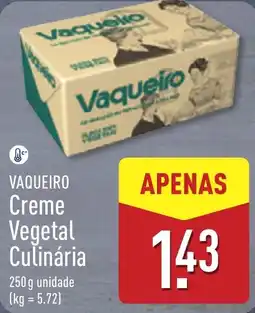 ALDI Vaqueiro Creme Vegetal Culinária promoção