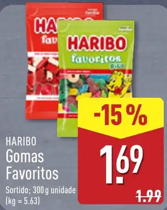 ALDI haribo gomas favoritos promoção