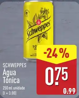 ALDI Schweppes Água Tônica promoção