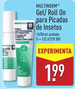 ALDI Multinorm gel roll on para picadas de insetos promoção