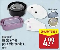 ALDI Recipientes para Microondas promoção