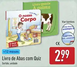ALDI Livro de Abas com Quiz promoção