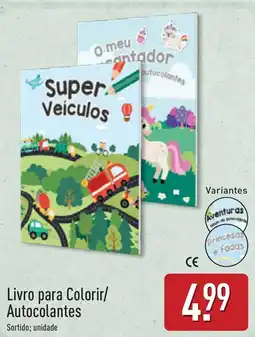 ALDI Livro para Colorir/Autocolantes promoção
