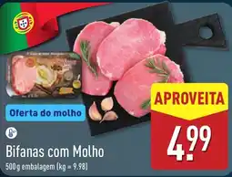 ALDI Bifanas com Molho promoção