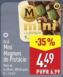 ALDI Mini Magnum de Pistácio promoção