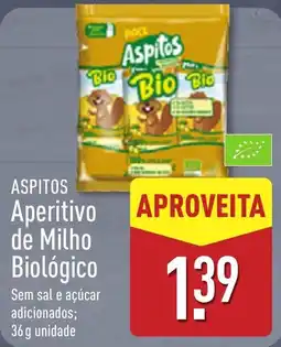 ALDI Aspitos Aperitivo de Milho Biológico promoção