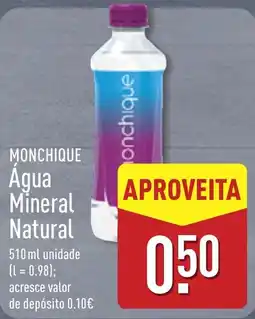 ALDI Água Mineral Natural Monchique promoção