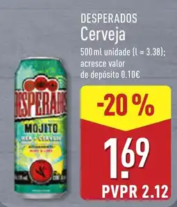 ALDI Desperados cerveja promoção