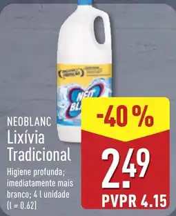 ALDI neoblanco lixívia tradicional promoção