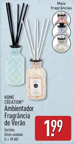 ALDI Home creation ambientador fragrância de verão promoção