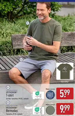 ALDI Up2fashion t-shirt promoção
