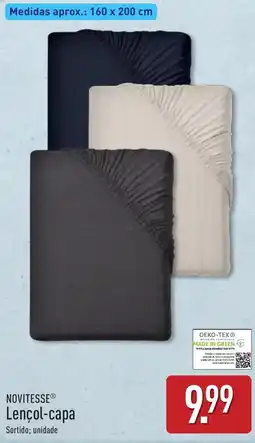 ALDI Novitesse lençol-capá promoção