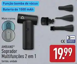 ALDI Ambiano soprador multifunções 2 em 1 promoção