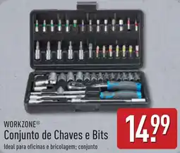 ALDI Workzone conjunto de chaves e bits promoção