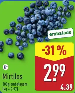 ALDI Mirtilos promoção