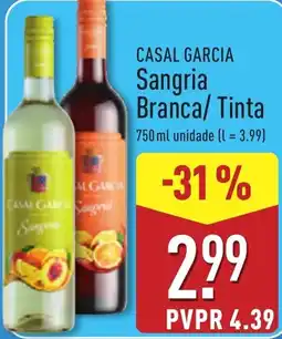 ALDI Casal Garcia Sangria Branca/ Tinta promoção