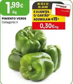 Intermarché Pimento verde promoção