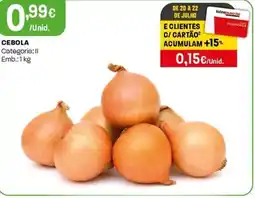 Intermarché Cebola promoção