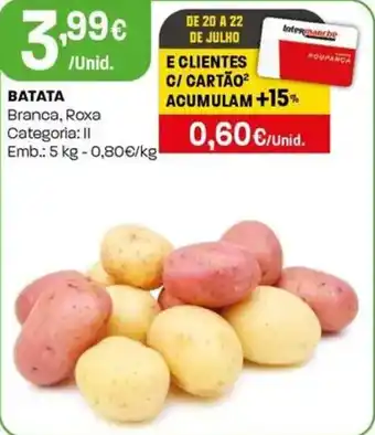 Intermarché Batata promoção