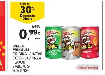 Continente Snack Pringles promoção