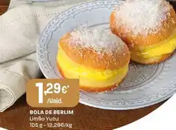 Intermarché Bola de berlim limão yuzu promoção