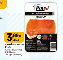 Intermarché Salmão fumado porsi promoção