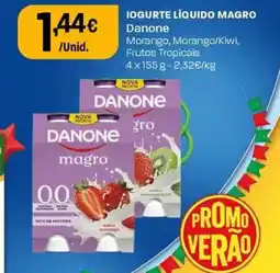 Intermarché Iogurte líquido magro danone promoção