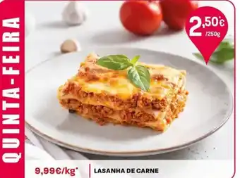 Intermarché Lasanha de carne promoção